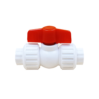 RHTUBE Robinet à boisseau sphérique à ouverture rapide manuelle, raccord droit double union en laiton et cuivre, résistant aux produits chimiques, pour eau, OEM 1
