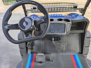 Véhicule tout-terrain à arbre <span class=keywords><strong>48V</strong></span> 4000W <span class=keywords><strong>Quad</strong></span> Bike Voiturette de golf électrique Batterie sans entretien au plomb 5-6 places Portée de 70 à 90km - Product Image 5