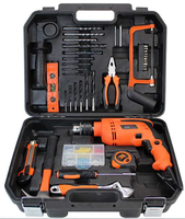 Perceuse au lithium 12V 46 pièces 246 pièces ensemble d'outils de forage perceuse à percussion pour Offre Spéciale