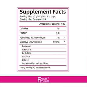 Suplemento de Colágeno en Polvo con Vitamina C y Ácido Hialurónico que Promueve la Salud del Cabello, la Belleza de la Piel y el Crecimiento de las Uñas en Adultos - Product Image 5