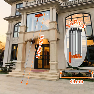 Nouvel équipement de <span class=keywords><strong>nettoyage</strong></span> de fenêtres extérieures sans effort 2025 – Brosse de <span class=keywords><strong>nettoyage</strong></span> de murs extérieurs avec raclette pour bâtiments de grande hauteur - Product Image 1