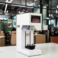 Machine de scellage automatique commerciale à écran tactile - Scelleuse de gobelets pour boissons 220V, vitesse de scellage 3s, utilisation facile pour les salons de thé au lait