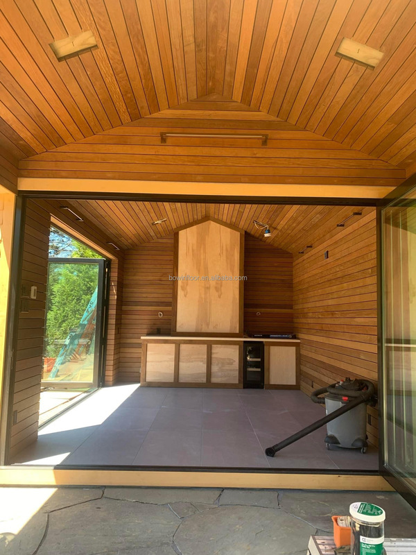 Real Wood Wall Panel Patio Ceiling