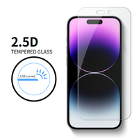 Facile à installer 9H 2.5D 3D Gaming Anti-Glare Protecteur d'écran en verre trempé pour iPhone 13 14 15 16 Pro Max Plus