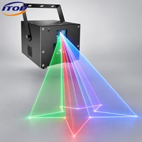 Lumière laser d'animation RVB pleine couleur DMX512 Modèle 3D YA-3DJGD3W pour concert, scène, événement, spectacle