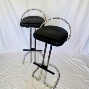 Taburete de Bar Giratorio de Metal de Diseño Moderno, Asiento Acolchado, Altura Ajustable, Mueble de Bar para Hogar, Oficina, Hotel y Baño - Product Image 1