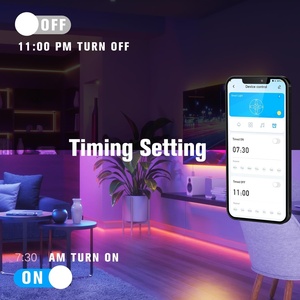 DAYBETTER 130ft LED Strip Lights <b>RGB</b> Indoor Desk Bedroom Decor with Remote 24V Smart Power Supply Birthday Gifts - Product Image 3