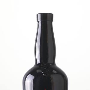 Botella de Licor/<span class=keywords><strong>Aperitivo</strong></span>/Vino Redonda de Vidrio Blanco/Negro de Porcelana de 750 ml con Acabado de Boca de Barra de 18.5 mm, Precio Más Bajo - Product Image 4