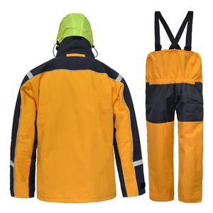 Tute da vela YUELEI con LOGO personalizzato giacca da vela Offshore pantaloni impermeabili con bavaglino da esterno in <span class=keywords><strong>pile</strong></span> abbigliamento da vela - Product Image 2