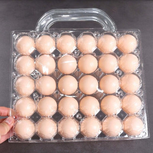 15/30 khay trứng trong suốt thực phẩm an toàn Stackable & Portable trứng hộp lưu trữ trang trại phong cách nhựa hộp trứng - Product Image 3