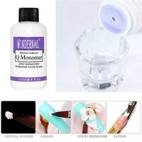 Monomère en flacon de 118 ml, fournitures de cristal, sculpture, gel UV pour la sculpture des ongles, extension, art des ongles en acrylique, liquide