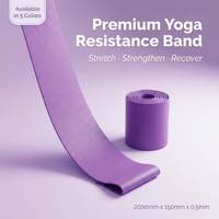 Lot de bandes de résistance élastiques en TPE personnalisables pour le yoga, écologiques, pour l'entraînement de force et les exercices physiques pour adultes