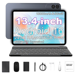 Tablet <span class=keywords><strong>PC</strong></span> WiFi da 13,4 Pollici <span class=keywords><strong>con</strong></span> Tastiera e <span class=keywords><strong>Penna</strong></span>, Android 16, 24 GB + 256 GB, Tablet HD <span class=keywords><strong>con</strong></span> Schermo Touch, Pad Grafico <span class=keywords><strong>per</strong></span> la Scuola - Product Image 1