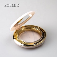 Boîtier compact rond personnalisé avec logo pour poudre, étui de luxe rose doré vide pour fond de teint coussin, emballage pour crème BB