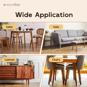 Soundbox 16 pièces coussinets élastiques en silicone <span class=keywords><strong>feutre</strong></span> bruit réduire <span class=keywords><strong>chaise</strong></span> jambières ensemble protecteurs de sol en bois dur housses de <span class=keywords><strong>chaise</strong></span> jambe - Product Image 5