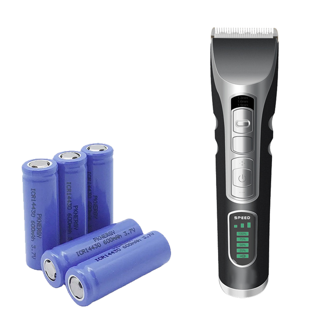 Custom Rechargeable 3.7v 10440 14200 14280 14430 14500 14650 16340 16500 18500 18650 Lithium Battery for Haircut Machine