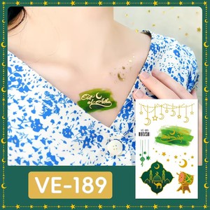 Nuovo Design Articoli per <span class=keywords><strong>Feste</strong></span> <span class=keywords><strong>Islamiche</strong></span> Musulmane Regalo per Bambini Nuovi Adesivi Temporanei per Tatuaggi Eid Mubarak Decorazioni Ramadan Kareem - Product Image 2