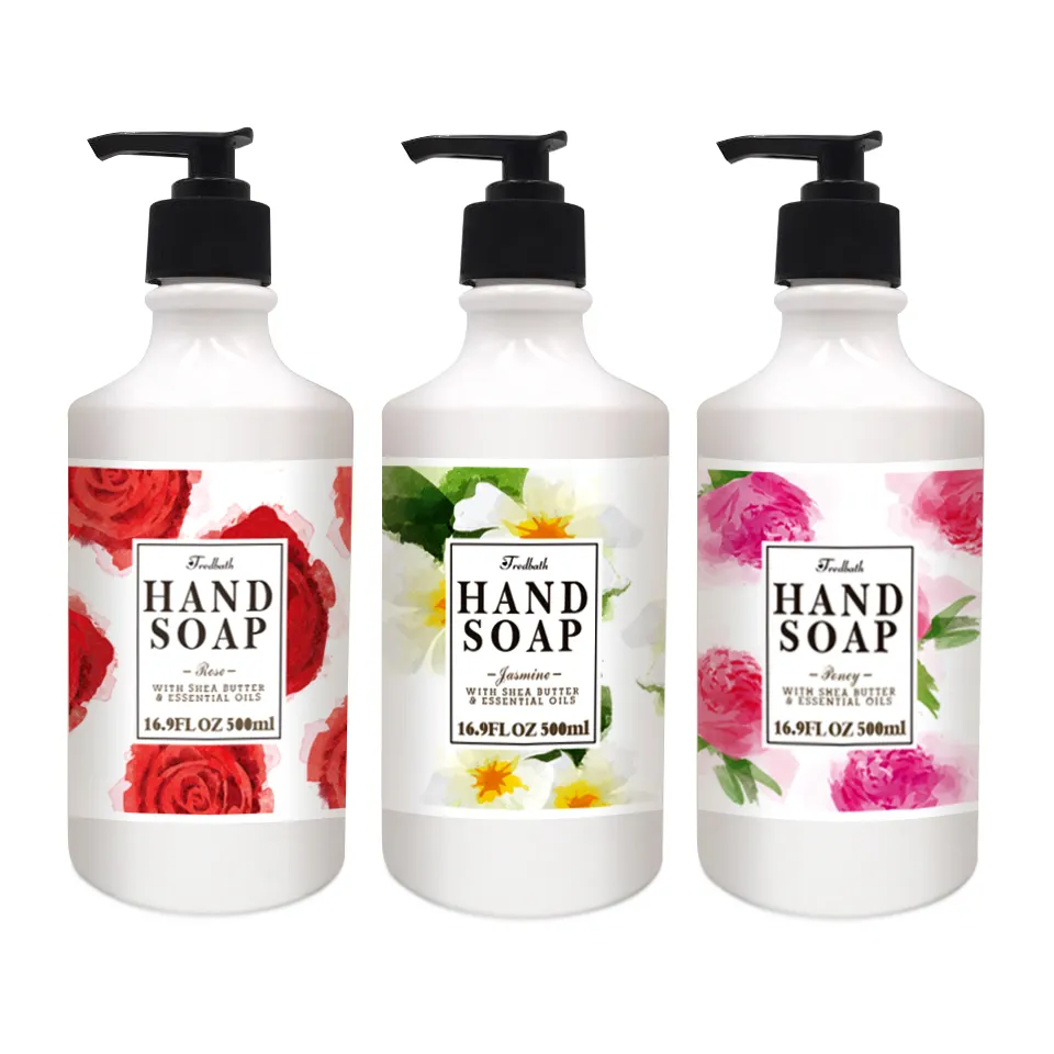 Wholesale Good Smell Liquid Scent Hand Gel Hand Wash Care Skin Whitening and Natural BODY Customized Customer Hand Soap OEM/ODM