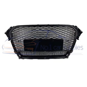 Parachoques de Cromo Negro para coche, malla de parrilla modificada para <span class=keywords><strong>A4</strong></span> S4 B8.5 2013 <span class=keywords><strong>2014</strong></span> 2015 2016 - Product Image 6