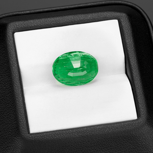 Hydrothermal <strong>Emerald</strong> Gemstone Colombia Lab Grown <strong>Loose</strong> <strong>Emerald</strong> Oval Cut <strong>Loose</strong> Stone <strong>Beads</strong> - Product Image 4