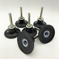 Support de disque de ponçage à verrouillage rapide de 3 pouces avec tige de 1/4 po pour disques de ponçage, support de disque de type R à changement rapide