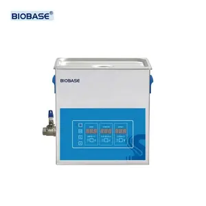 BIOBASE pembersih ultrasonik, pembersih ultrasonik stainless steel digital 4L tipe frekuensi tunggal dengan filter mesin pembersih ultrasonik