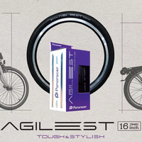 Pneu Panaracer Brompton 16x1.35 16*1-3/8 Super Léger pour Vélo Pliant – Remplacement Amélioré 16 Pouces