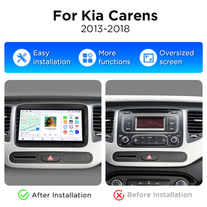 Autoradio stéréo Junsun 9 pouces avec Carplay et Android Auto pour Kia Carens 2013-2018, ventilateur de refroidissement intégré, lecteur DVD de voiture, unité principale stéréo - Product Image 2