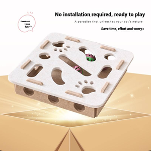 Giocattolo interattivo gatto campana Maze Box gatto giocattolo richiede uno sforzo fisico ed è una scatola di gioco educativo - Product Image 6