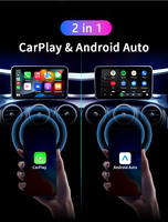 Bel adaptateur CarPlay sans fil 2 en 1 Android Auto Dongle Box pour voiture universelle avec CarPlay filaire et fonctions multipliées