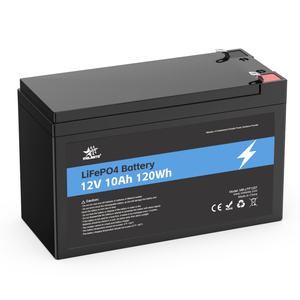 Baterías de Litio Hierro de Ciclo Profundo Melasta 12V al por Mayor OEM, Paquete de Baterías Recargables LiFePO4 de 12.8V 10Ah para Patinetes Eléctricos - Product Image 6