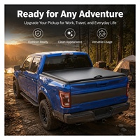 Couverture de benne de camionnette en aluminium rigide rétractable avec volet roulant, étanche et antivol, accessoires automobiles