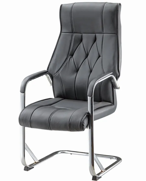 Hot Selling Knee Tilt Swivel High Back Leather Executive Black Office Chair