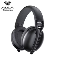 Casque de jeu sans fil AULA S6 Tri-mode, circum-auriculaire, RGB, design léger avec micro détachable