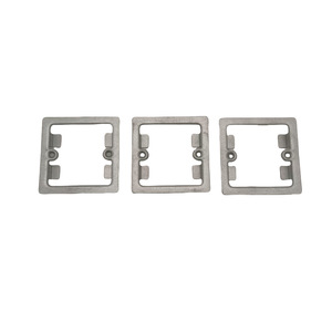 ขายึดเหล็กโลหะ 83x83 มม. หนา 5 มม. ชิ้นส่วนจ่ายไฟอิเล็กทรอนิกส์แบบชุบ RZ01 - Product Image 1