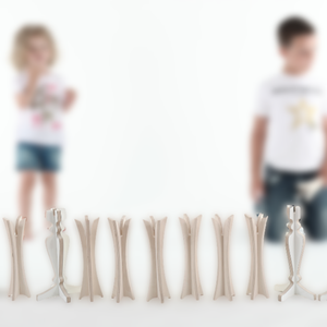 Made In Italy elegante Design personalizzabile portacandele In compensato di betulla di varie dimensioni per natale - Product Image 6