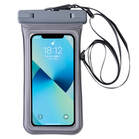 Étui de téléphone étanche pour iPhone 16 Pro Max, avec cordon réglable jusqu'à 7,2 pouces, grand clip, éponge flottante IPX8