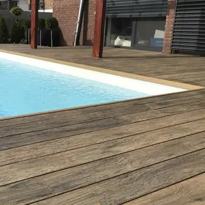 Japan Quality Factory direct wood grain texture weather resistant composite decking deck wpc decking for outdoor