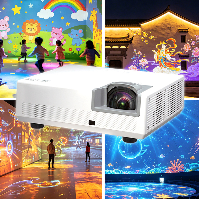 Holographic Digital Landscape Lighting Projector System Image Projector Lights Outdoor Proyector Short Throw Laser Projector