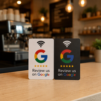 Support de carte de membre NFC NTAG215 sans contact en PVC étanche avec code QR, carte de visite WhatsApp personnalisée pour réseaux sociaux