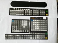PET/PC Digital Printing Graphic Overlay Smooth Surface Membrane Keypad Switch Sticker for Home Appliance