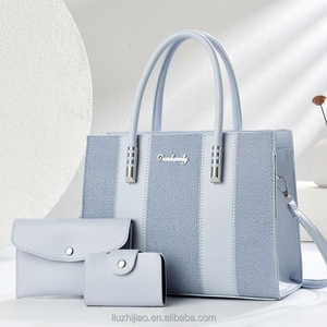 Conjunto de Bolsos de Moda de Tres Piezas, <span class=keywords><strong>Bolso</strong></span> de Hombro, <span class=keywords><strong>Bolso</strong></span> <span class=keywords><strong>Bandolera</strong></span>, Bolsos Tote de Gran Capacidad para <span class=keywords><strong>Mujer</strong></span> - Product Image 5