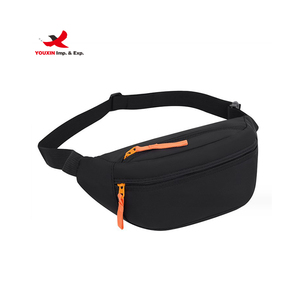 Factory Wholesale Casual Waist Pack Fashionable Waterproof Fanny Pack with Adjustable Belt Zipper Closure Logo Pattern - Product Image 1