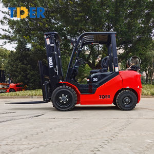 TDER Forklift propana 5 Ton 4.5 Ton 4 Ton 3.5 Ton 3t Forklift lpg 1.5 Ton 2 Ton angkat garpu lpg - Product Image 6