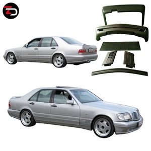 ชุดแต่งรอบคันสไตล์ Loriser คุณภาพดี กันชนหน้า กันชนหลัง บังโคลน สำหรับรถเบนซ์ S Class <span class=keywords><strong>W140</strong></span> Sedan ปี 1991-1998 - Product Image 1