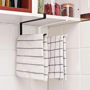 1pc <b>Metal</b> <b>Roller</b> Paper Holder Traceless Punch Free Kitchen Paper Holder Oil-free Dishcloth Holder Towel Holder Rack For Kitchen - Product Image 4