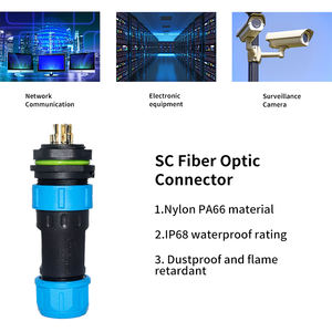 Yxy Industriële Schroefdraad Kunststof Ip68 Elektrische 2 3 4 5 6 7 8 9 10 12 Pins Led Scherm Sp21 Waterdichte Connector - Product Image 4