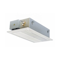 Unité de ventilation à cassette haute efficacité 1 voie 220V, montage au plafond, eau réfrigérée, FCU pour hôtel et bureau, CVC