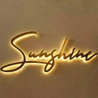 Letras de Canal Metálicas 3D Personalizadas con Retroiluminación LED y Control Bluetooth para Logotipos Empresariales de Alta Gama - Publicidad y Decoración