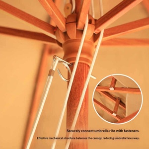 <span class=keywords><strong>Parasol</strong></span> de terrasse commercial en aluminium à long manche, style chalet, pour café, <span class=keywords><strong>avec</strong></span> chaises et <span class=keywords><strong>table</strong></span> d'extérieur pour la plage - Product Image 4